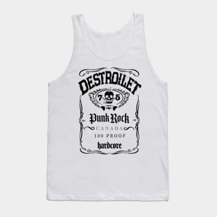 DESTROILET Band JD Logo Tank Top